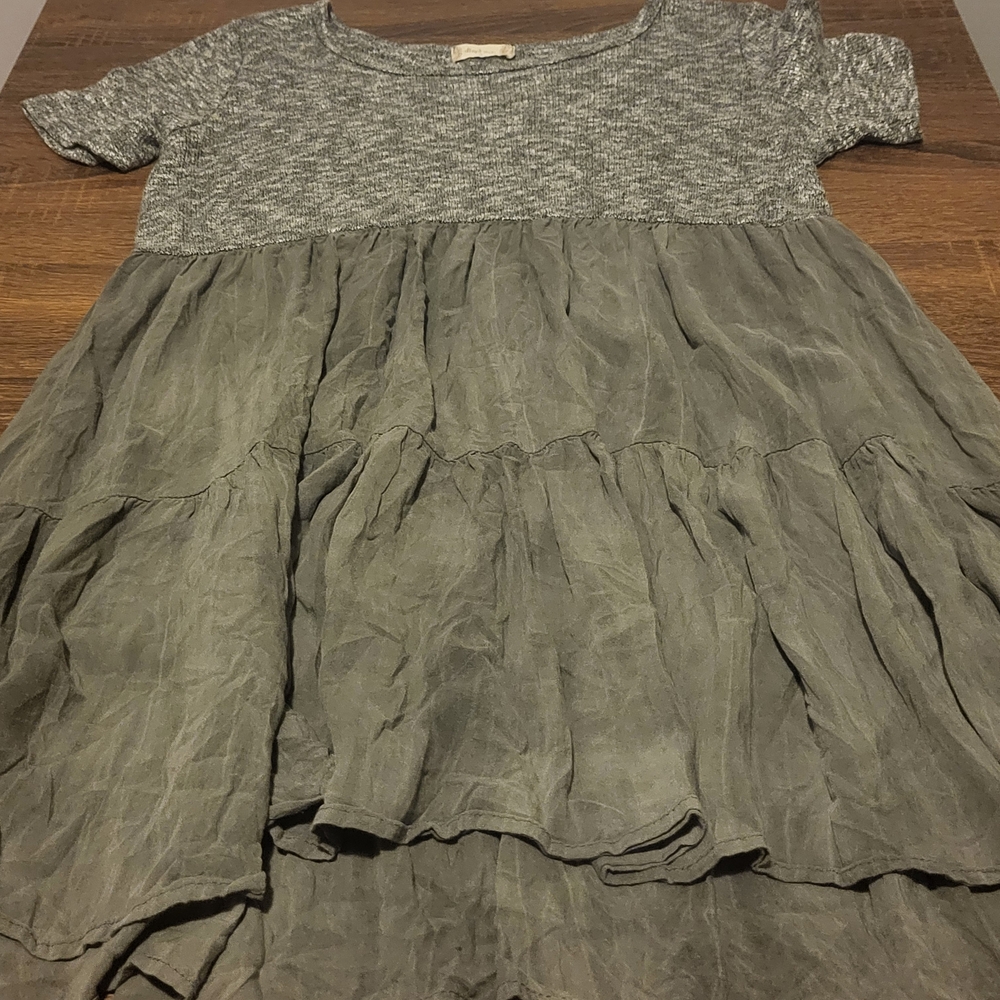 Altar'd State Gray Mini Dress